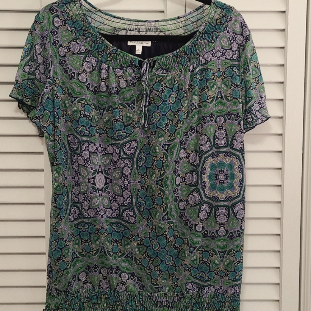 Croft&Barrow blouse Lg